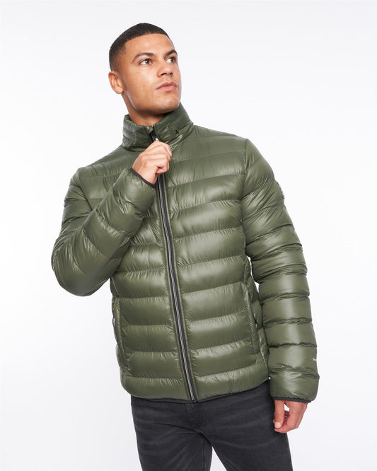 Shemmy Two Quilted Jacket Dark Olive