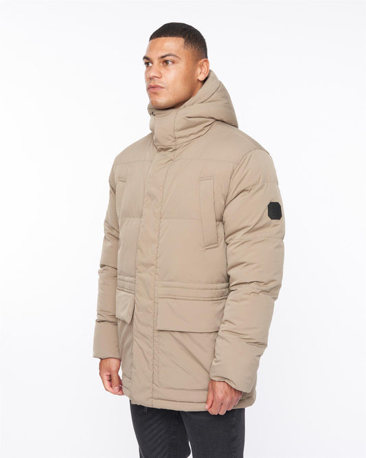 Fletchley Puffer Jacket Beige