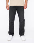 Janstar Straight Leg Jeans Black Wash