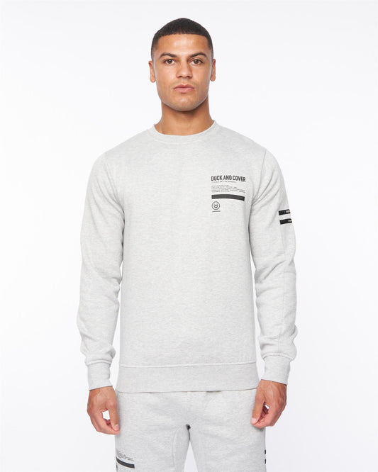 Jennerkins Crew Sweat Grey Marl