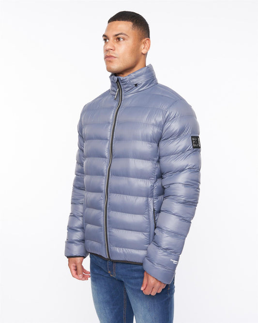 Shemmy Two Quilted Jacket Denim Blue