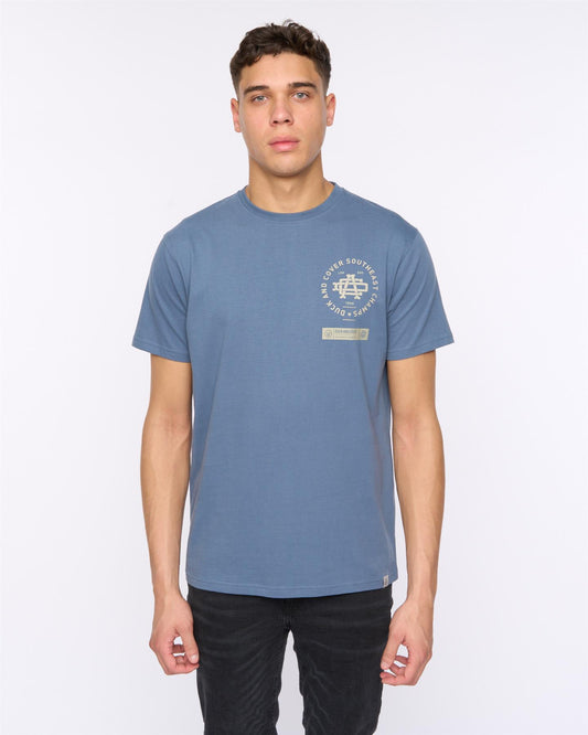 Chellforth T-Shirt Denim Blue