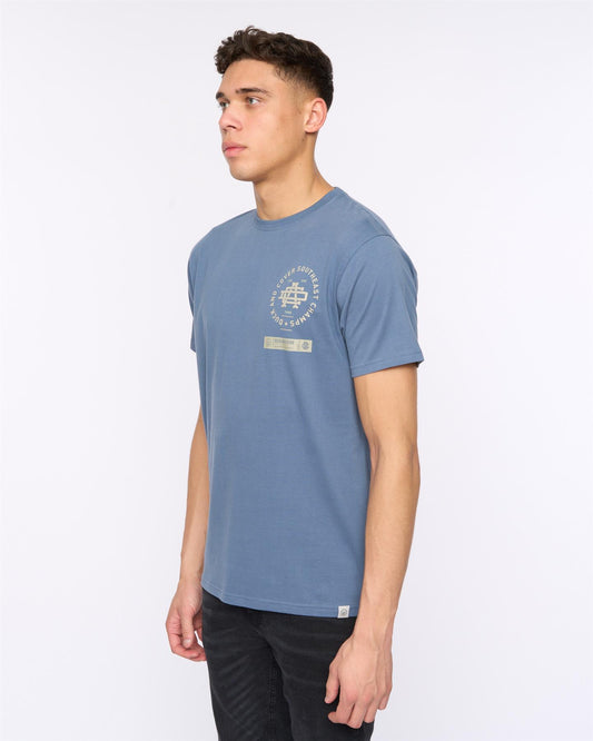 Chellforth T-Shirt Denim Blue