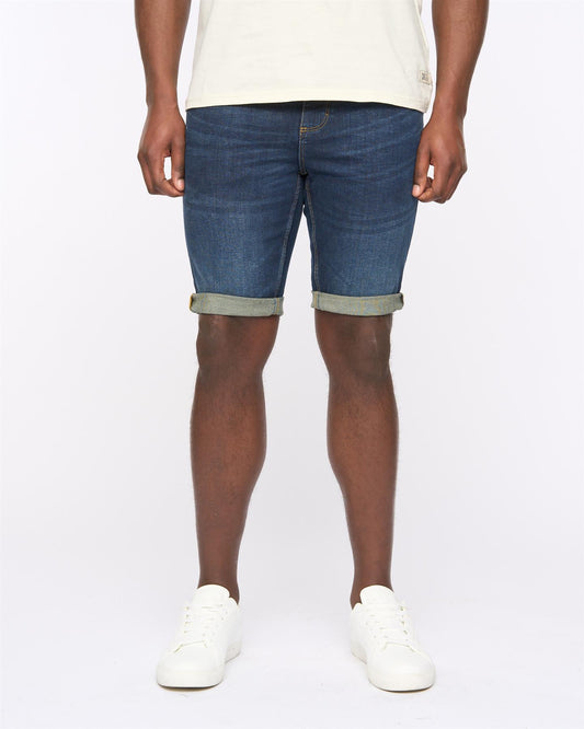 Mustone Denim Shorts Raw Wash