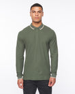 Roxberry Long Sleeve Polo Forest Green