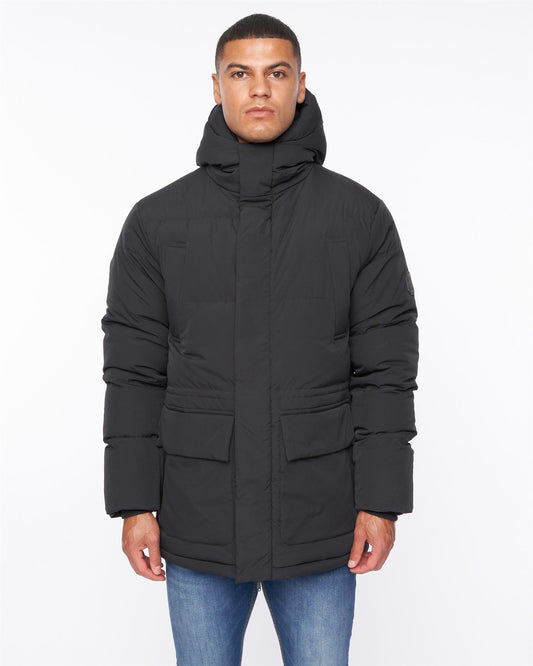 Fletchley Puffer Jacket Black