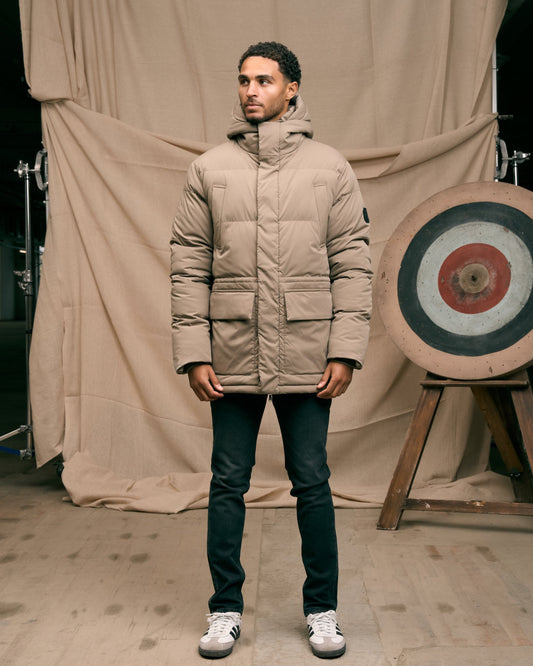 Fletchley Puffer Jacket Beige