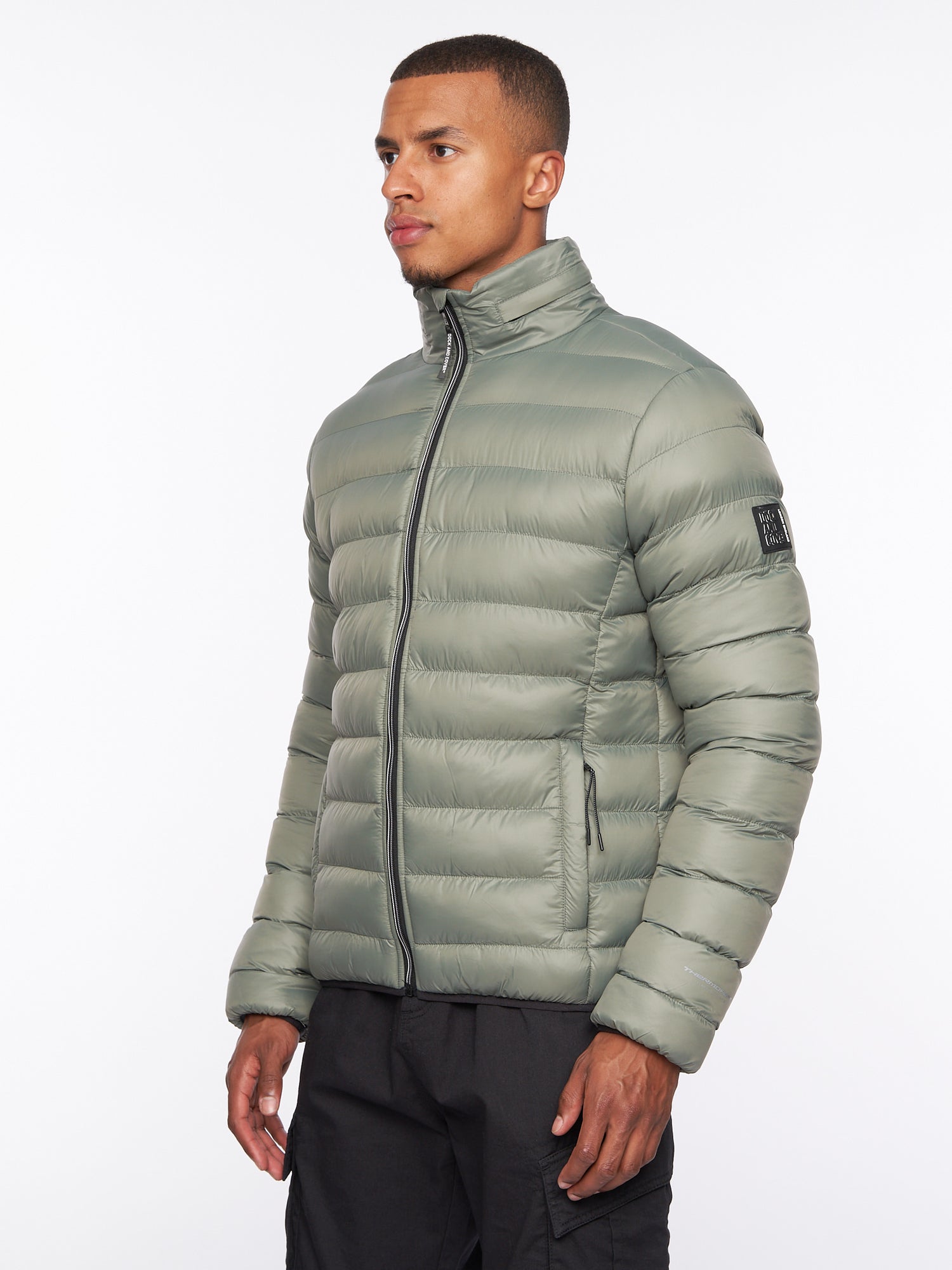 Duck & Cover - Mens Sheemy Padded Jacket Olive – Duck and Cover
