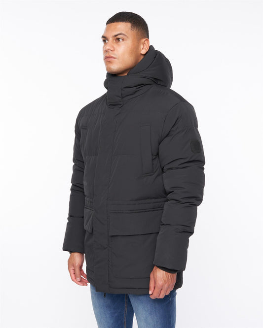 Fletchley Puffer Jacket Black