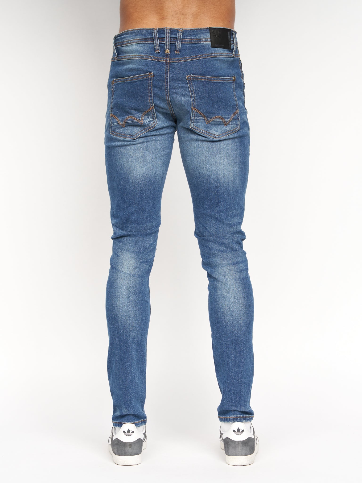 Duck & Cover - Mens Tranfold Slim Fit Jeans Stone Wash – Duck and Cover