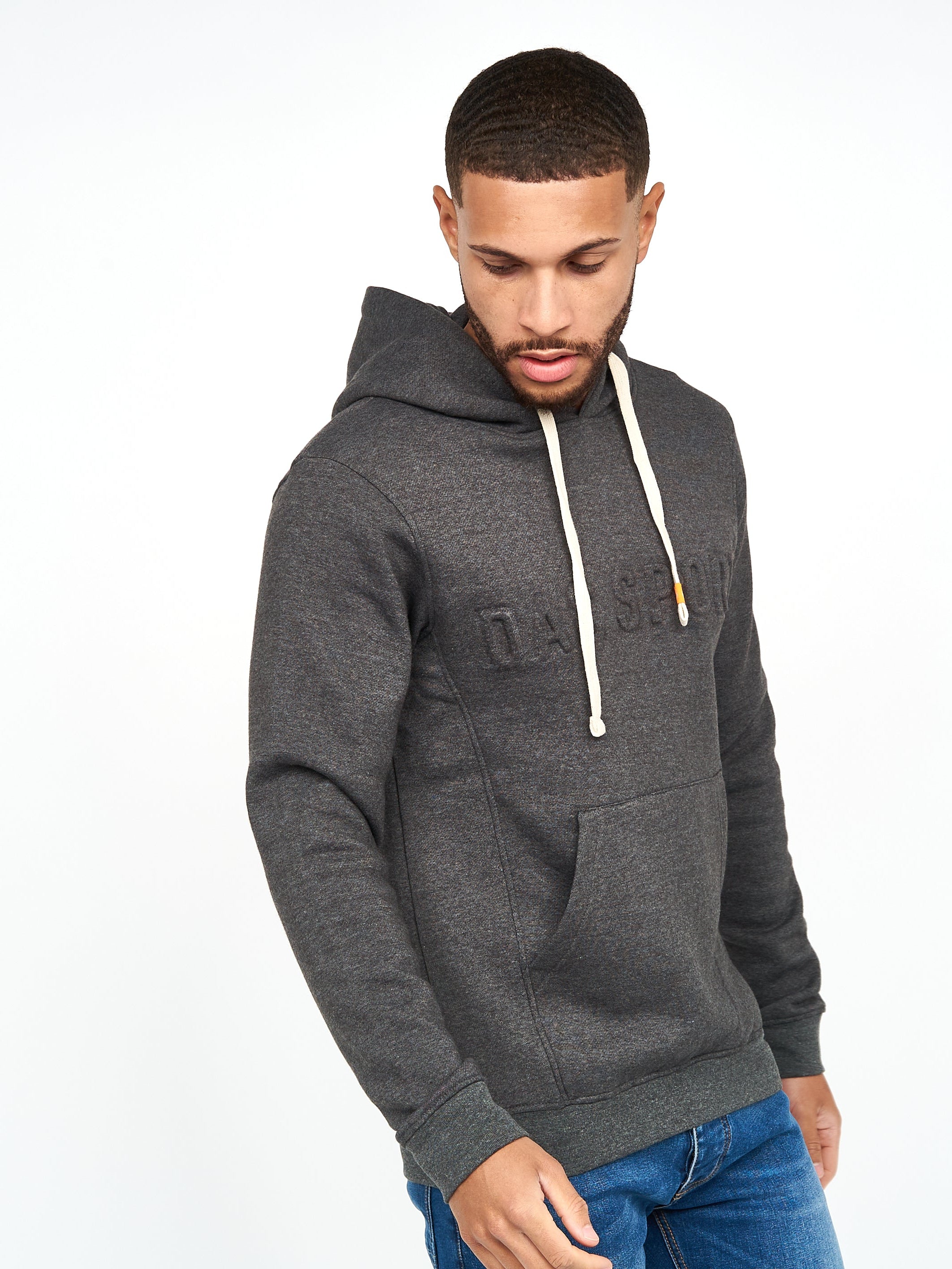 Duck & Cover - Mens Billmoore Hoodie Charcoal Marl Mix – Duck and Cover