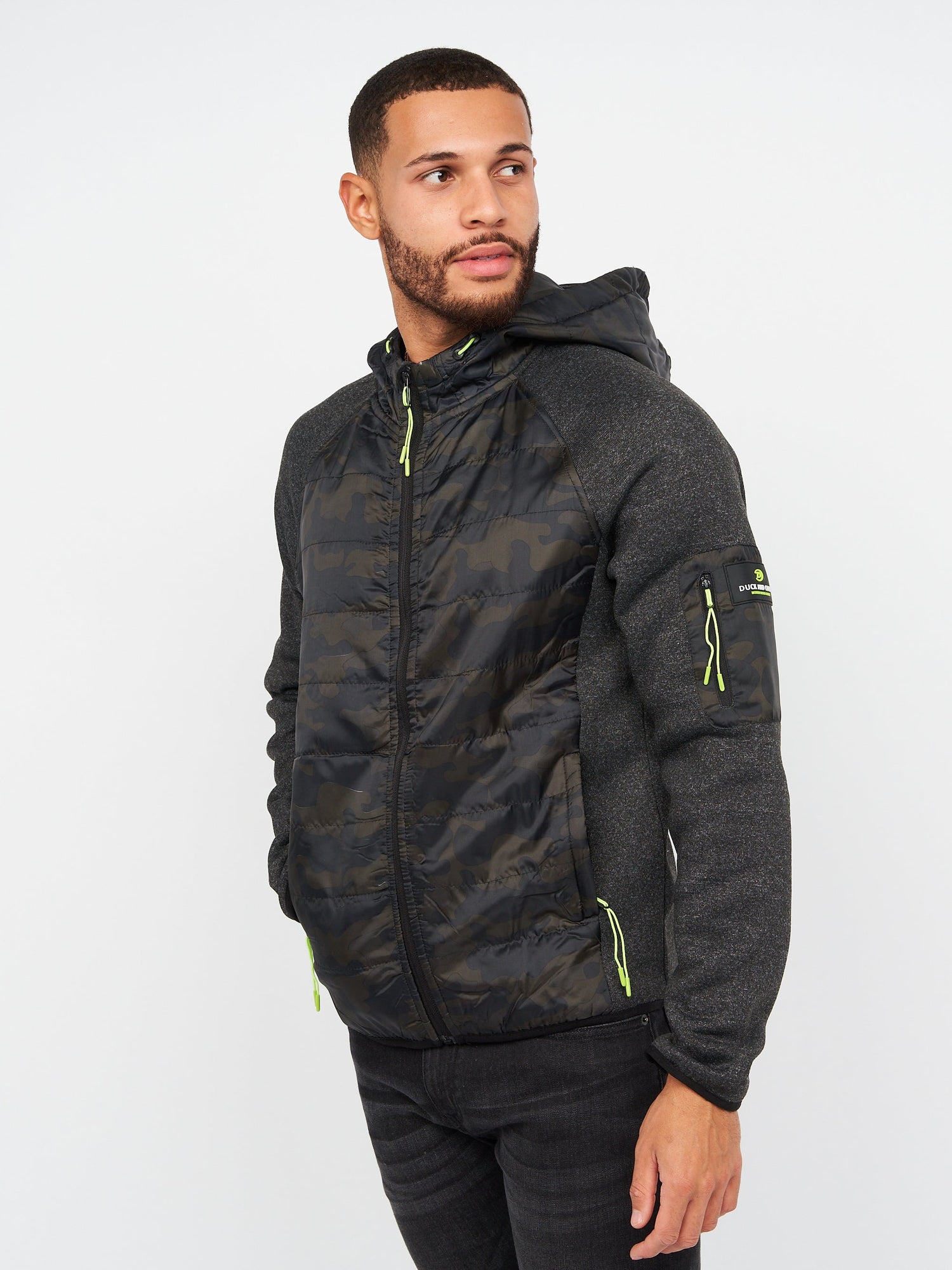 Duck & Cover - Mens Cathcarts Zip Thru Jacket Forest Camo – Duck and Cover
