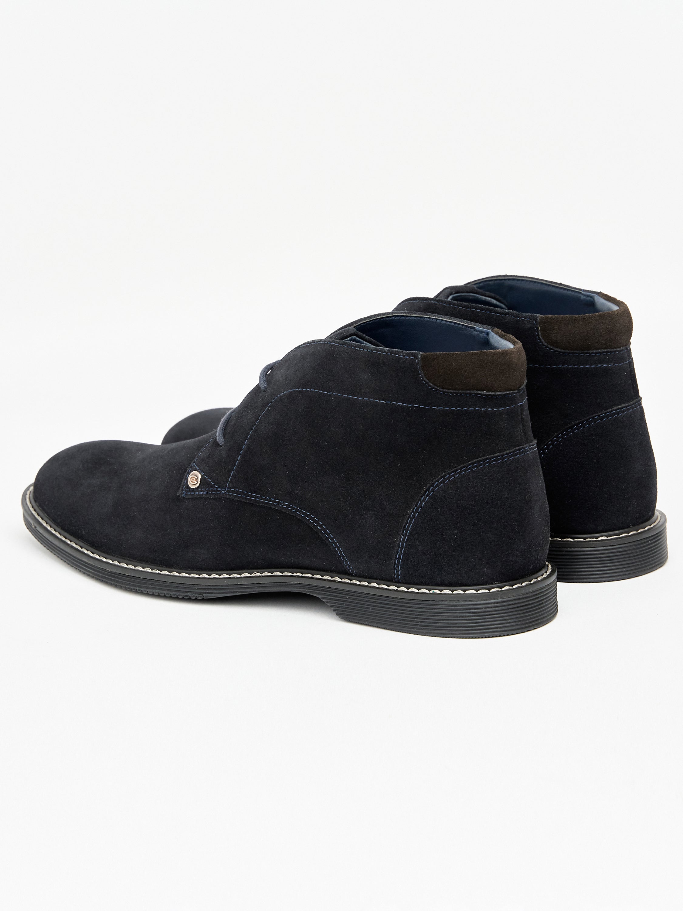 Duck & Cover - Mens Chuckwall Suede Boot Navy – Duck and Cover